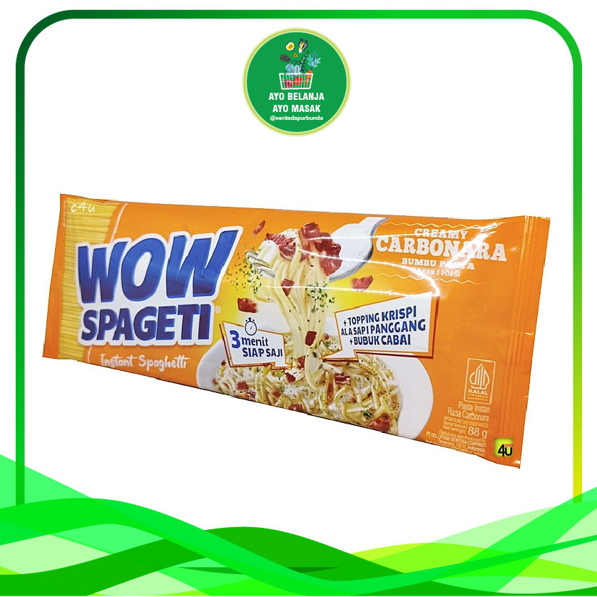 

WOW Pasta Spageti varian CREAMY CARBONARA