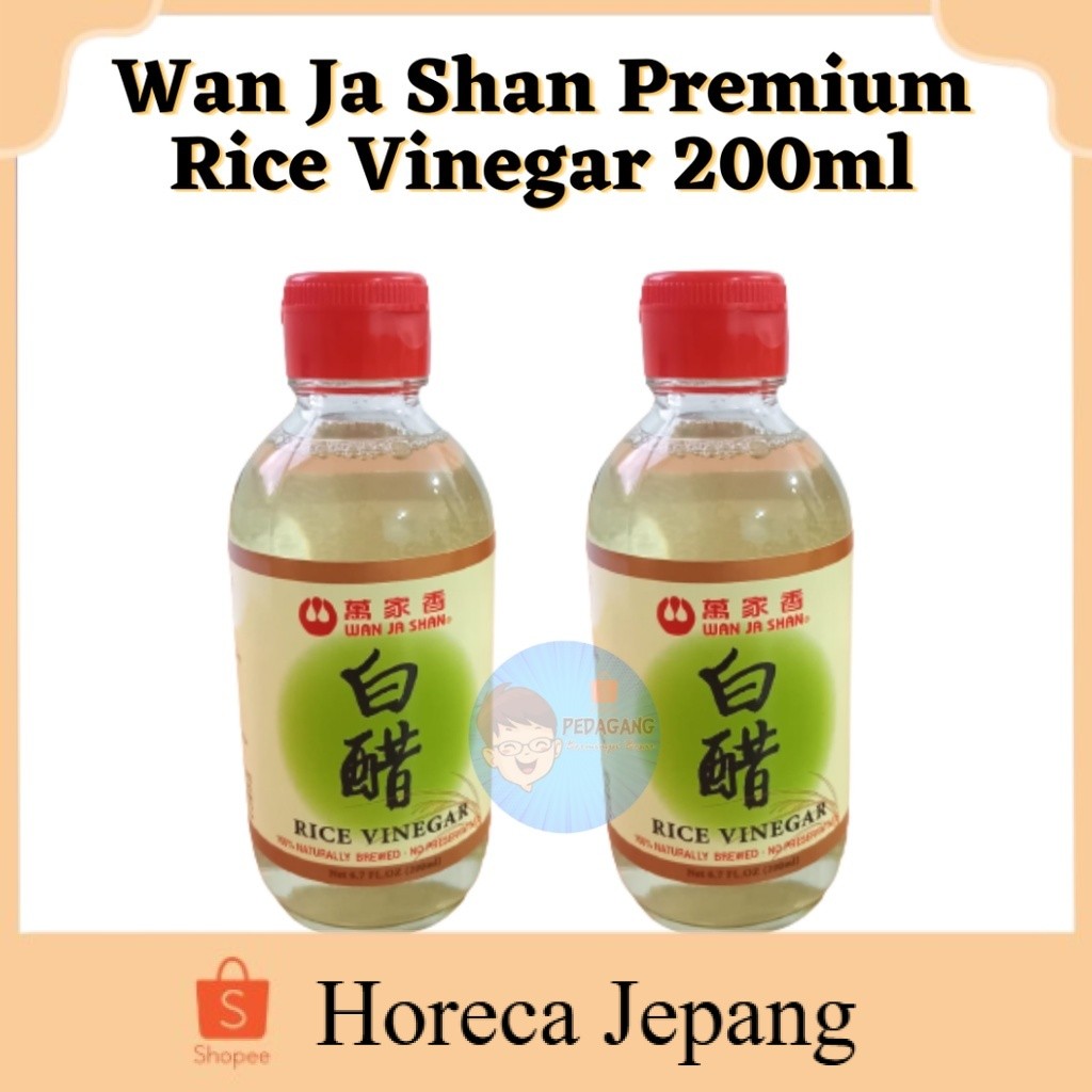 

Wan Jan Shan Premium Rice Vinegar 200ml/ Rice Vinegar/ Cuka Beras