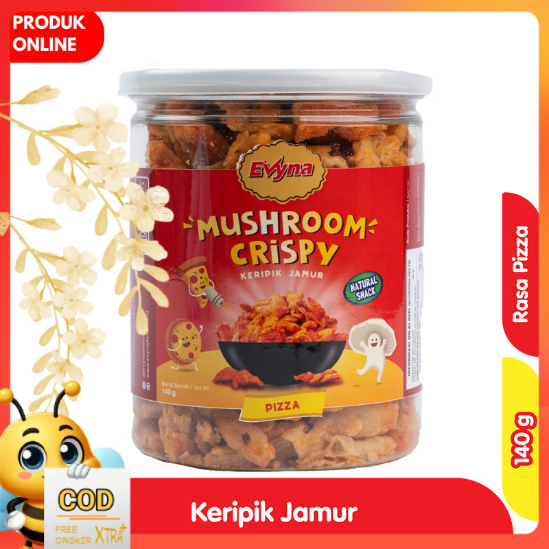 

Evyna Keripik Jamur Krispi Pizza 140 g