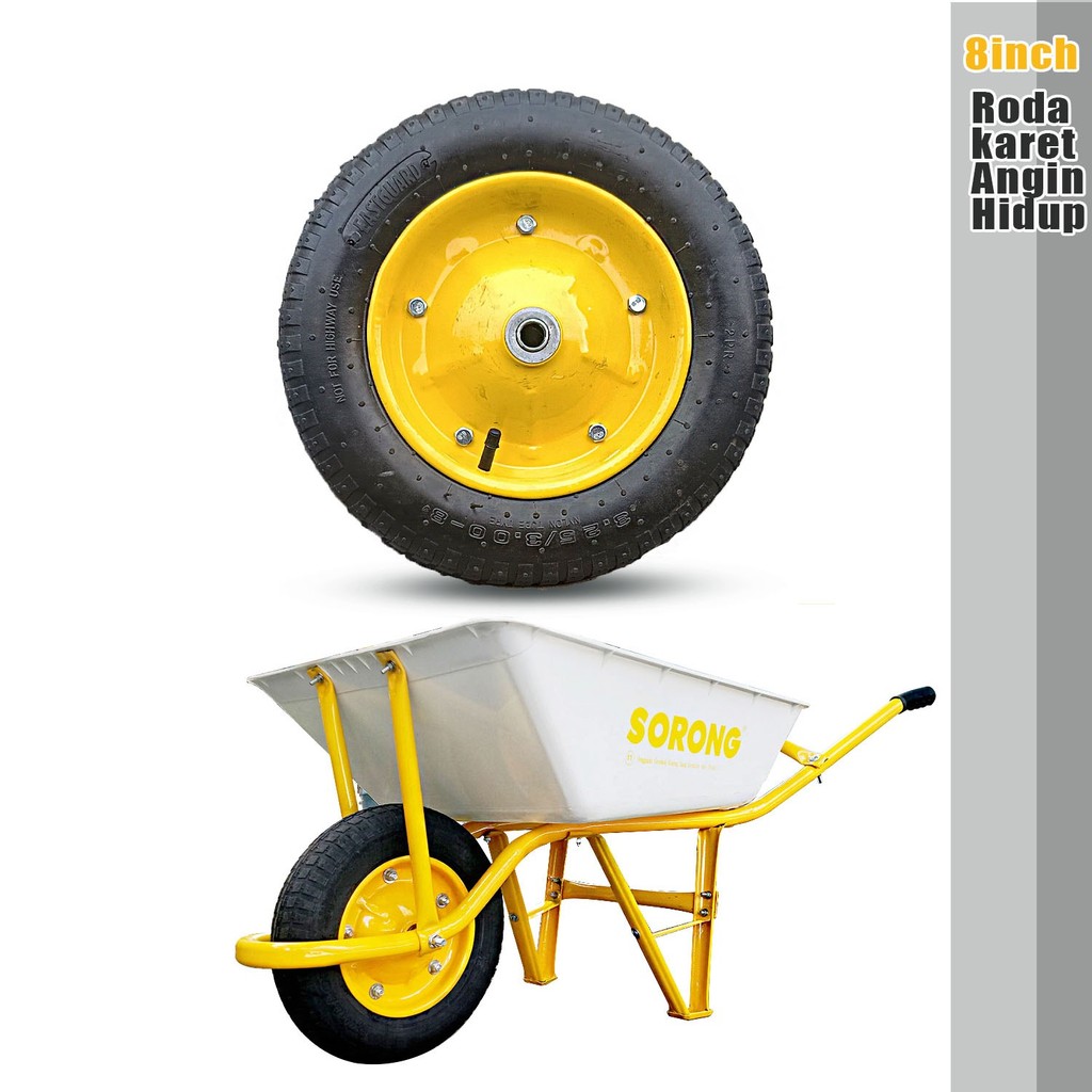 Grobak VALOR BAN HIDUP / Gerobak BESI / Gerobak sorong Ekonomis Alternatif Artco / Gerobak Pasir Pen