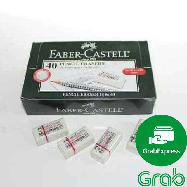 

Penghapus ujian sekolah / Penghapus faber castell putih kecil murah