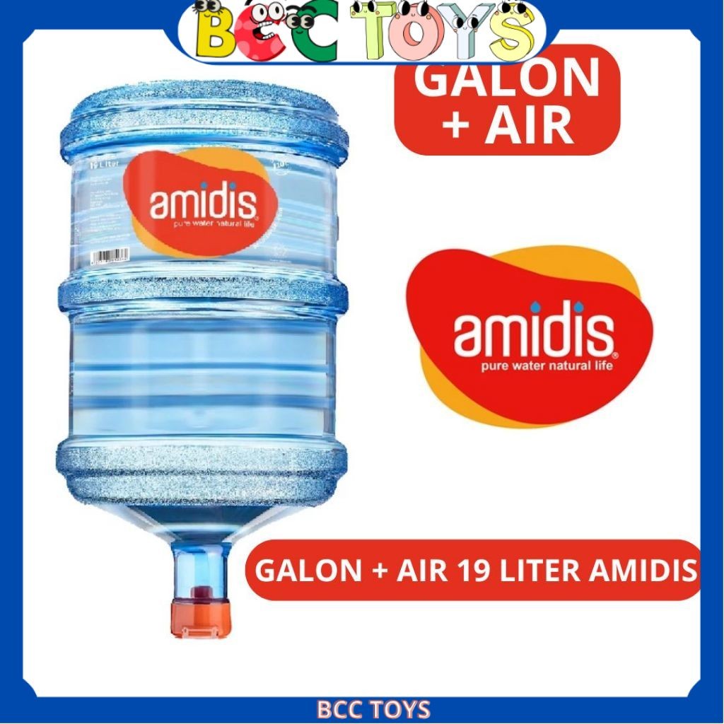 

Air AMIDIS Galon + Isi Refill 19 Liter Asli Dan Bersegel Siap Minum Setiap Hari BCC