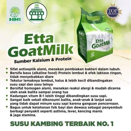 

Dijamin Original Halal Susu Kambing Ettawa Susu Etawa CPT
