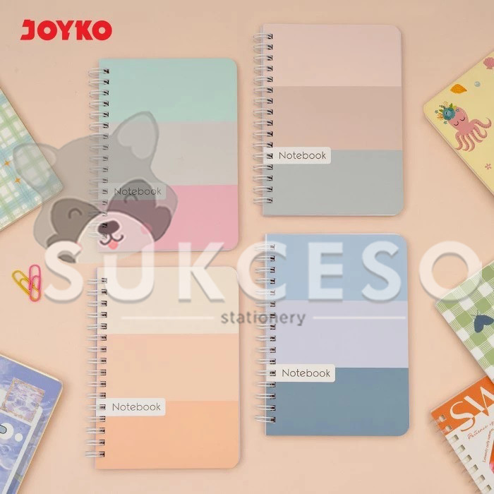 

JOYKO Notebook NB-743 A6 - Buku Catatan Bergaris Morandi Color SATUAN Murah