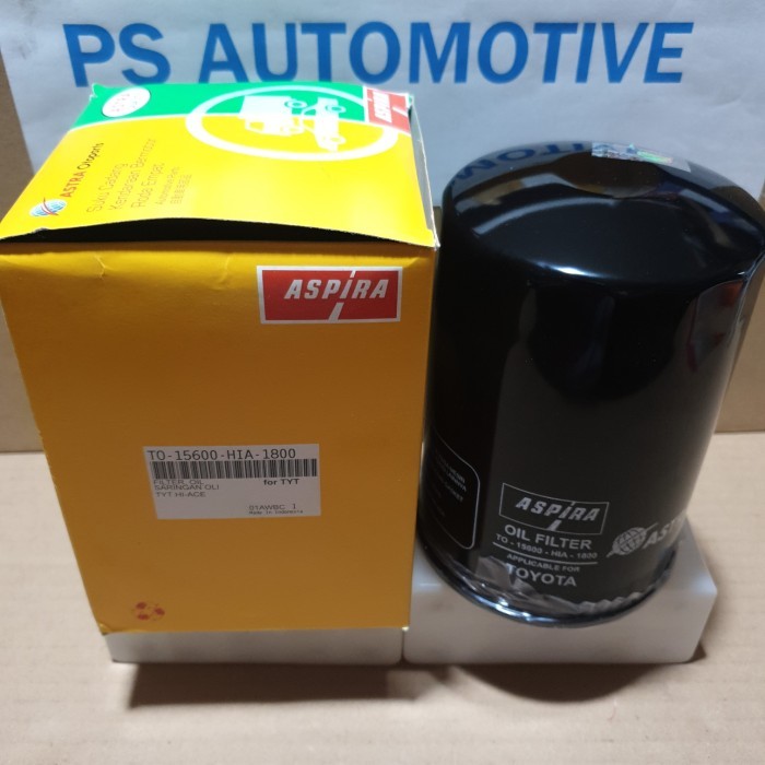 FILTER OLI TOYOTA HIACE ASPIRA TO-15600-HIA-1800 PART BARU