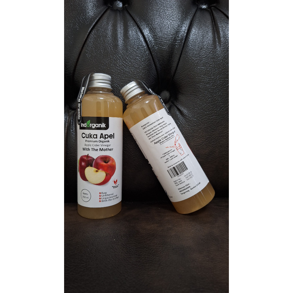 

CUKA APEL INDORGANIK WITH MOTHER jus untuk menurunkan berat badan Detox menyehatkan kulit BPOM ori