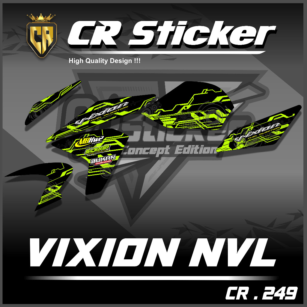 striping vixion nvl stiker desain hitech aksesoris keren stiker vixion 2013 stiker vixion 2014  stik