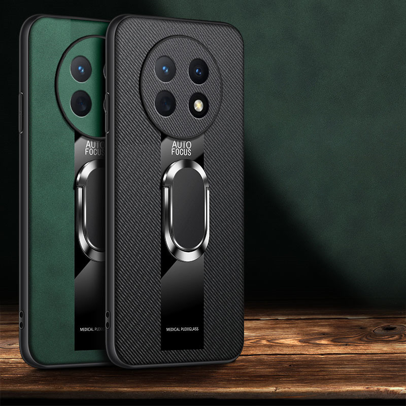 For Huawei Nova Y70 Y71 Y72 Y91 Y90 Case Luxury Sheepskin Built-in Car Magnetic Adsorption Function 