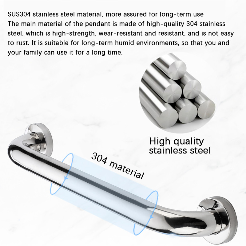 Pegangan Bathub / Pegangan Kamar Mandi / Handle Dinding Pipa Gagang Tangan Stainless Steel Bathub