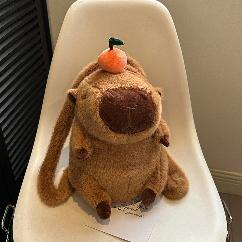 

Capybara Plush Doll Bag Capibala Backpack Ugly Cute Single Shoulder Crossbody Anime Kawaii Cartoon Birthday Gift For Girls Kids