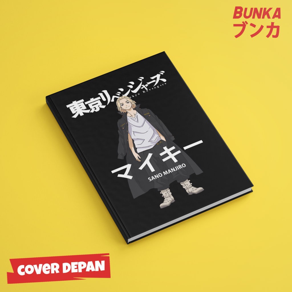 

Notebook Anime Tokyo Revengers Mikey Hardcover A5 Buku Tulis Catatan Note Agenda Planner Jurnal