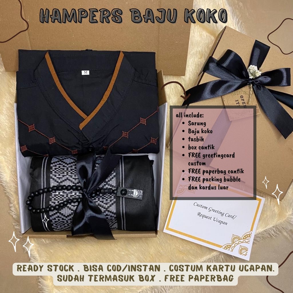 

[ HAMPERS KOKO ] BAJU KOKO MUSLIM KADO WISUDA KADO BIRTHDAY HADIAH BAPAK GURU DOSEN PACAR COWOK/ keluarga oleh oleh