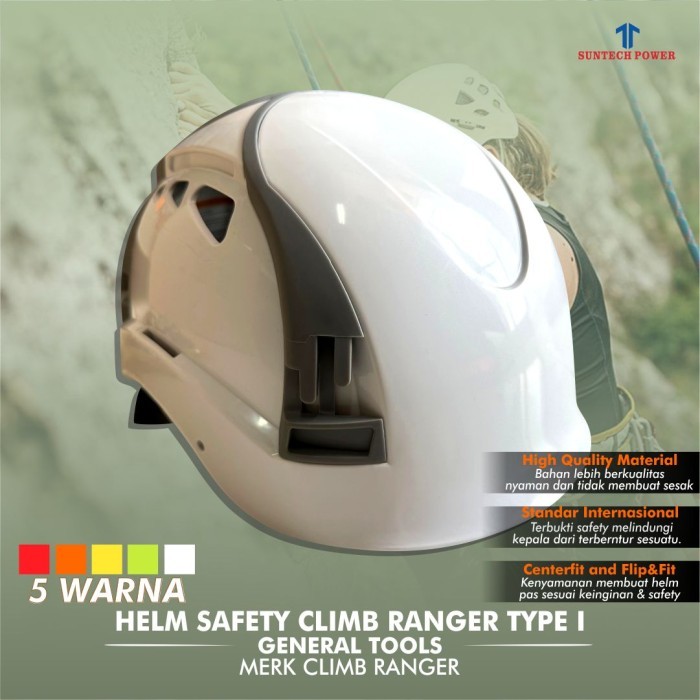 Helm Safety Climbing Merk Ranger Putih Helm Climb Safety