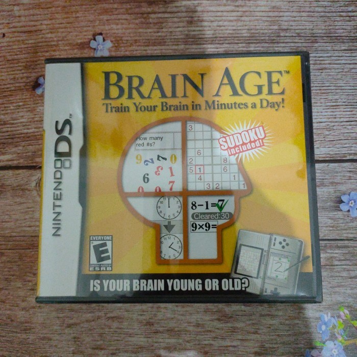Original Brain age Nintendo DS (Plastic Sealed)
