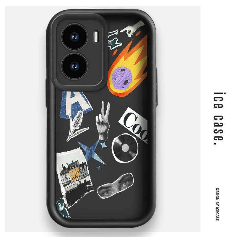 Soft Case Untuk Vivo Case V27e Y17 Y12 Y5s Y11s Y30g Vivo Y27 Y100 Premium Silicone Hitam Y66 Y17s S