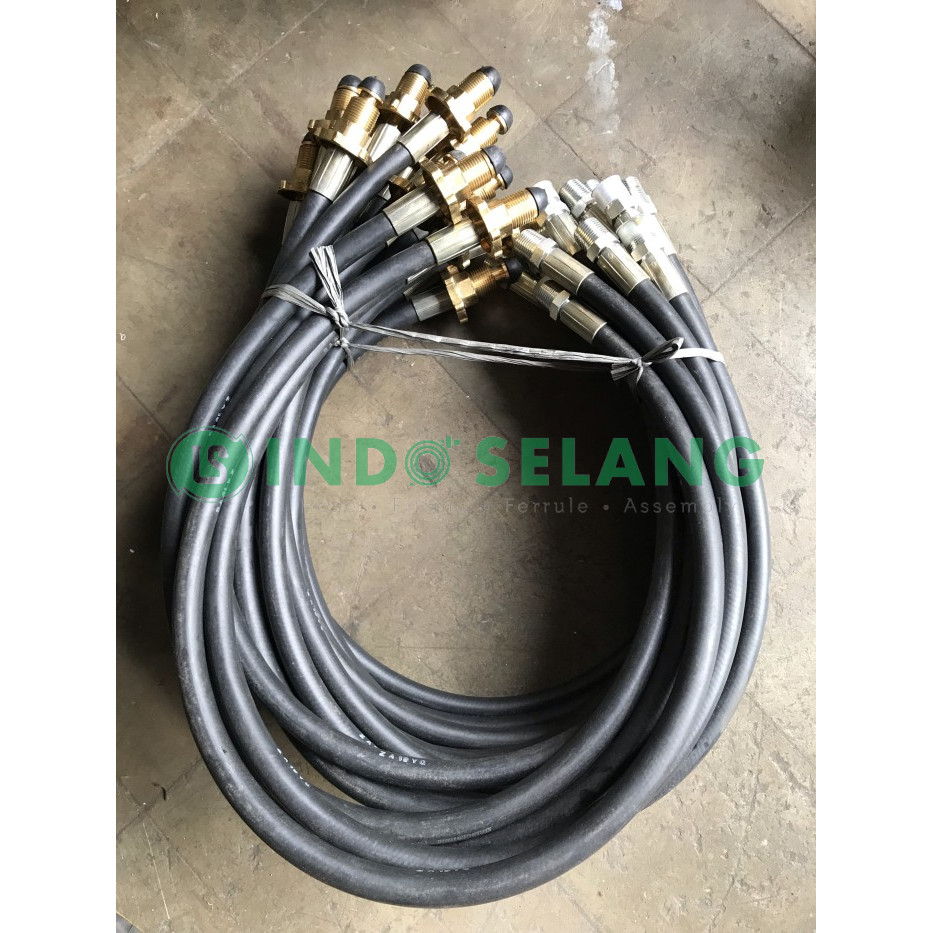 SELANG PIGTAIL TABUNG GAS LPG 50 KG HOSE BRIDGESTONE 1/2 INCH 3 METER BS 50KG