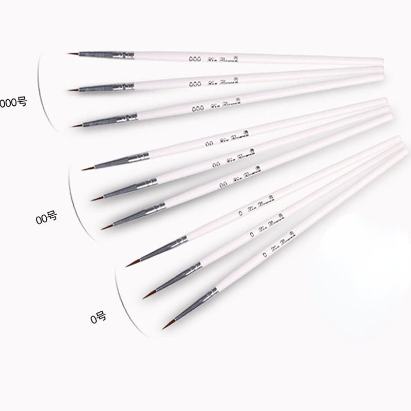 

6Pcs/Set Fine Detail Paint Brush Miniature Art Paint Brush for For Fine Detailing Drawing Painting Acrylic, Watercolor, Oil