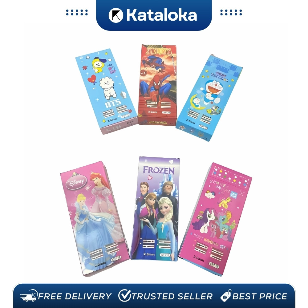 

sg GROSIR!!! (1 BOX BESAR isi 144 PCS) PENCIL MECHANIC 2.0 / PENSIL MEKANIK BESAR 2B 2.0 FANCY