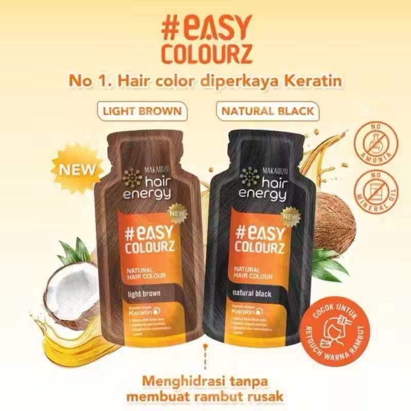 Makarizo Easy Colourz 26ML / Makarizo Hair Energy / Makarizo Pewarna Rambut