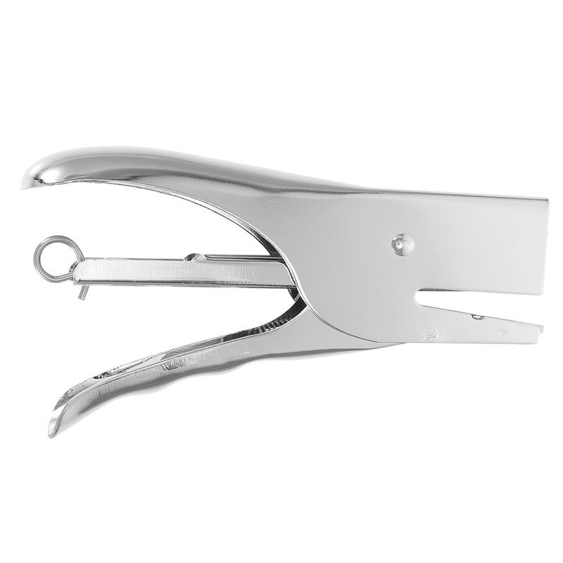 

1pc 20 Sheets Plier Stapler No-Jam Hand Grip Metal Stapler Manual Save Effort Stapler Without Stitching Needle Desktop Stapler