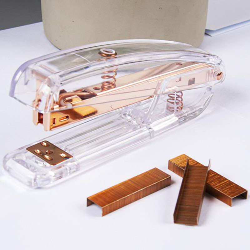 

Stapler Fit For Metal 24/6 26/6 Staples Rose,Binding 25pcs A4 Paper Stapler Office Accessories School Stationery Binding Supply