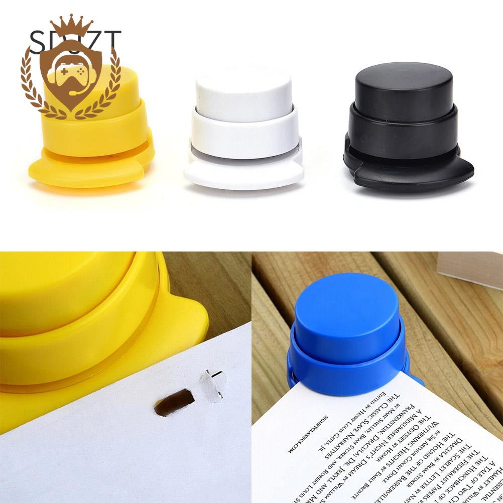 

1Pc Mini Cute No Nails No Staples Stapling Machine Book Stapleless Paper Stapling Without Free Staple Stapler
