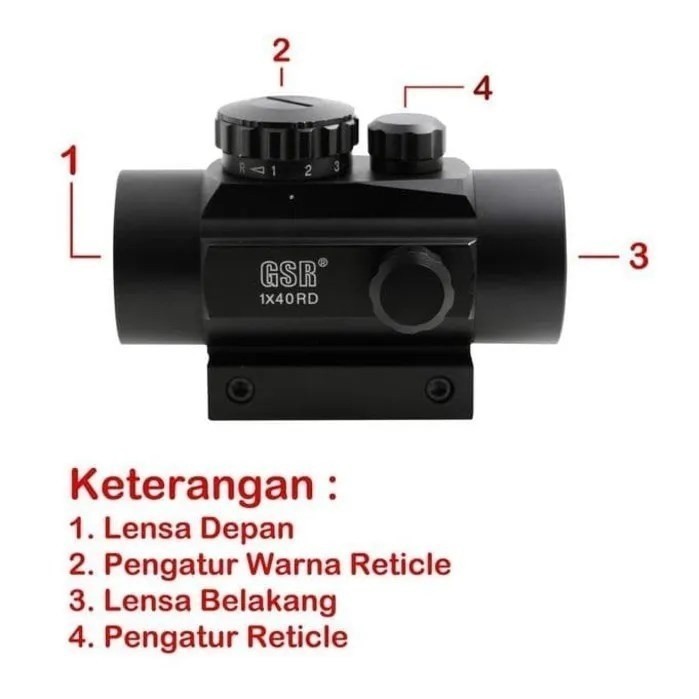 DISKON REDOT 1X40 RD RED DOT BUSNELL LASER REDOT REDOT SCOPE BARRY TELESKOP BUSHNELL REDDOT 1X40