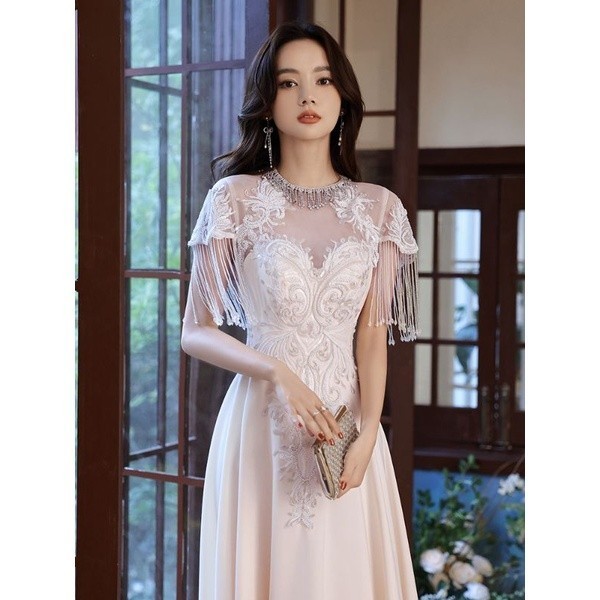 Realpic  Bisa Custom XS-2XL Gaun mewah impor gaun bridal gaun pesta gaun putih gading