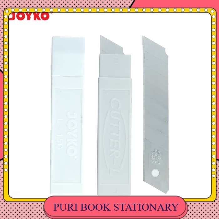 

ISI KATER BESAR/Cutter Blade Refill Isi Pisau Pemotong Joyko L-150 1 Tube 5 Pcs