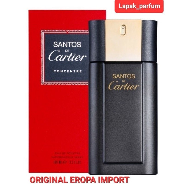 CARTIER Santos concentre 100ml men (PARFUM EROPA ORIGINAL) nonbox
