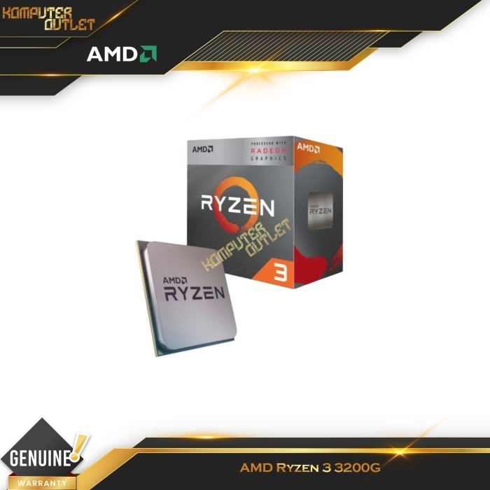 AMD Ryzen 3 3200G 3.6Ghz Up to 4Ghz 4-Cores AM4 Processor | Ryzen 3 3.6 Ghz | Ryzen 3 4 Ghz | Ryzen3