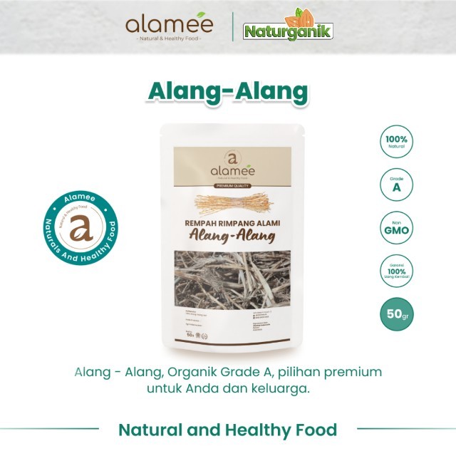 

ALAMEE Alang Alang Akar Rempah Cogon Grass Rempah Rimpang Organik Alami Spice Naturganik