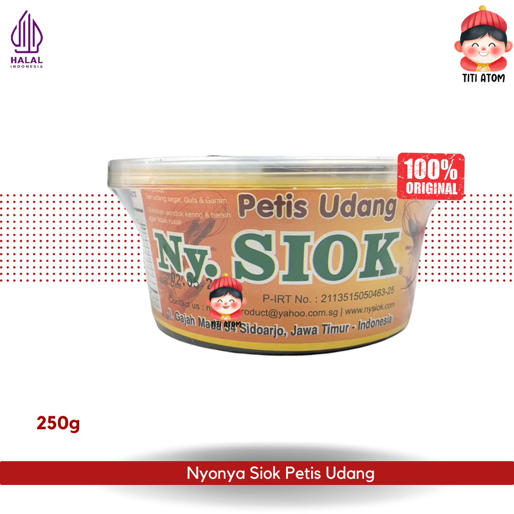 

Nyonya Ny Siok Bumbu Petis 250g