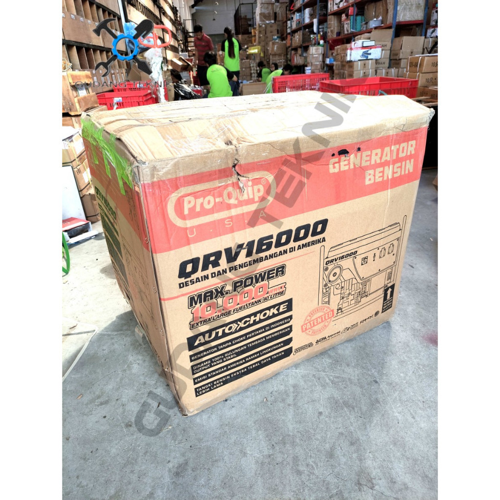 Genset PROQUIP QRV16000 9500Watt 4Tak / Power Generator PROQUIP QRV 16000 - Gasoline Generator QRV-1