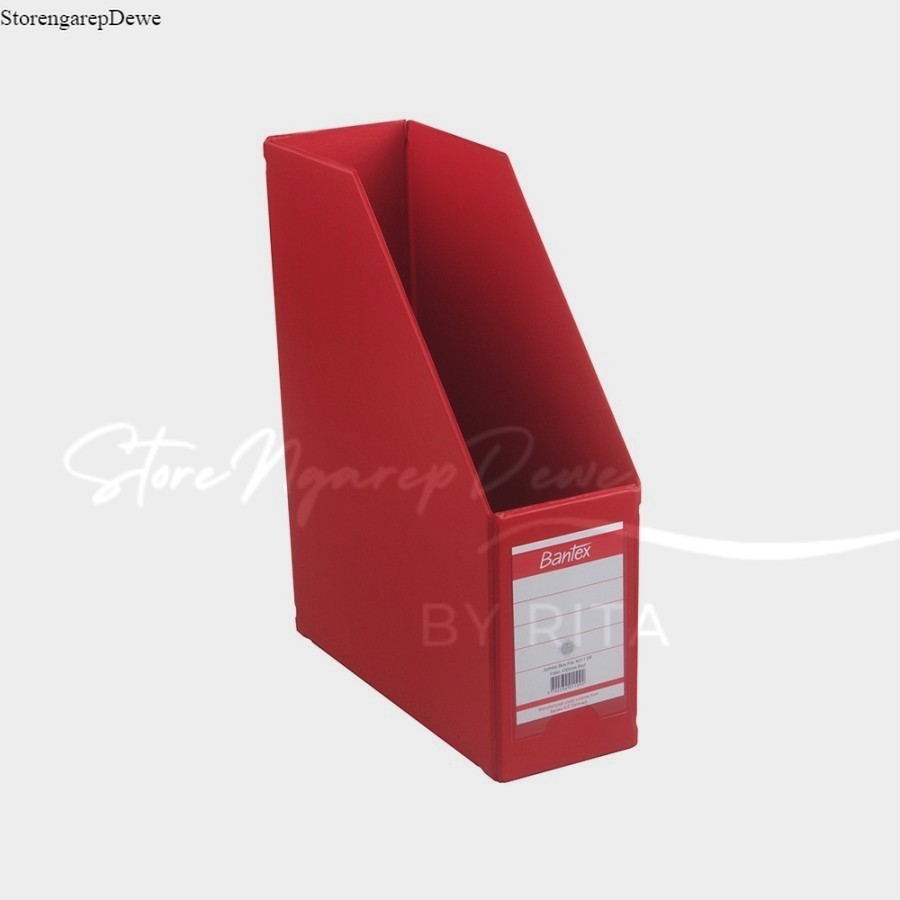 

Bantex Magazine File (Box File) 10cm Folio Red 4011 09 bahan tebal original real produk bantex indonesia