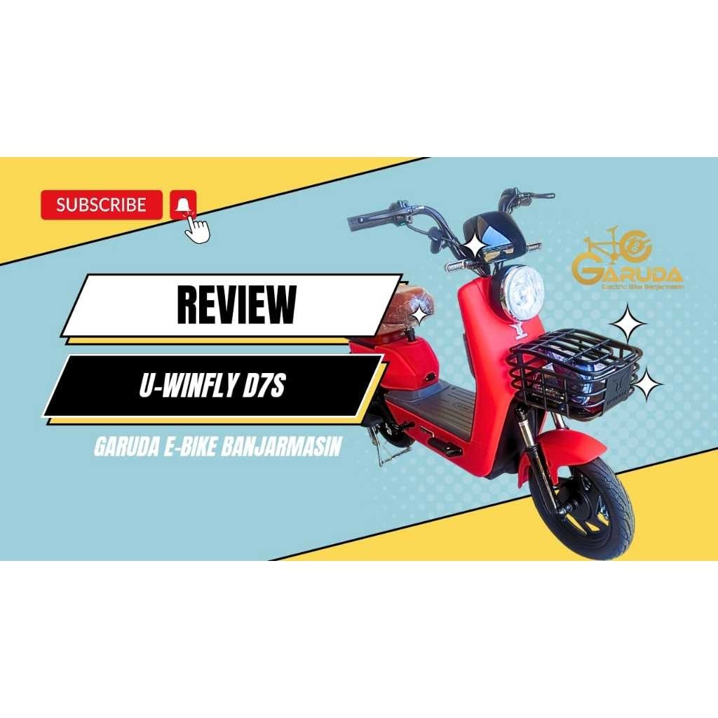 Sepeda Listrik Uwinfly DF7 Garansi Resmi U WIN FLY D7S Dragon Fly, KY LION , KY JY3 2,9RB Terjual