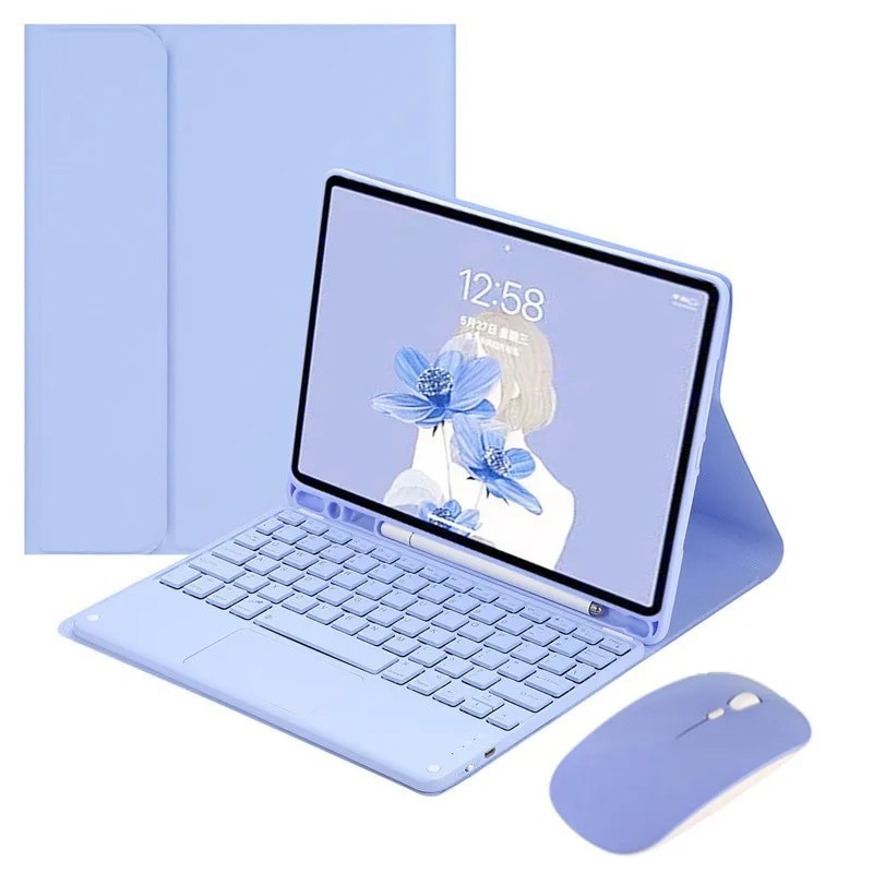 Funda for Samsung Galaxy Tab A8 Keyboard Cover 10.5 Inch 2021 Tablet Case for Galaxy Tab A8 SM-X200+