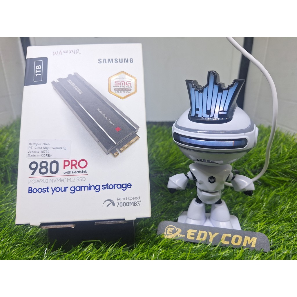 Nvme Samsung 980 PRO Heatsink 1TB  NVMe PCIe Gen4x4 Heatsink 7000 Mb/s