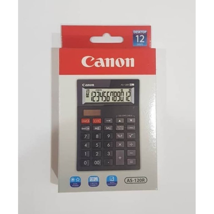 

KALKULATOR CANON AS 120R - 12 DIGIT - CHECK AND CORRECT