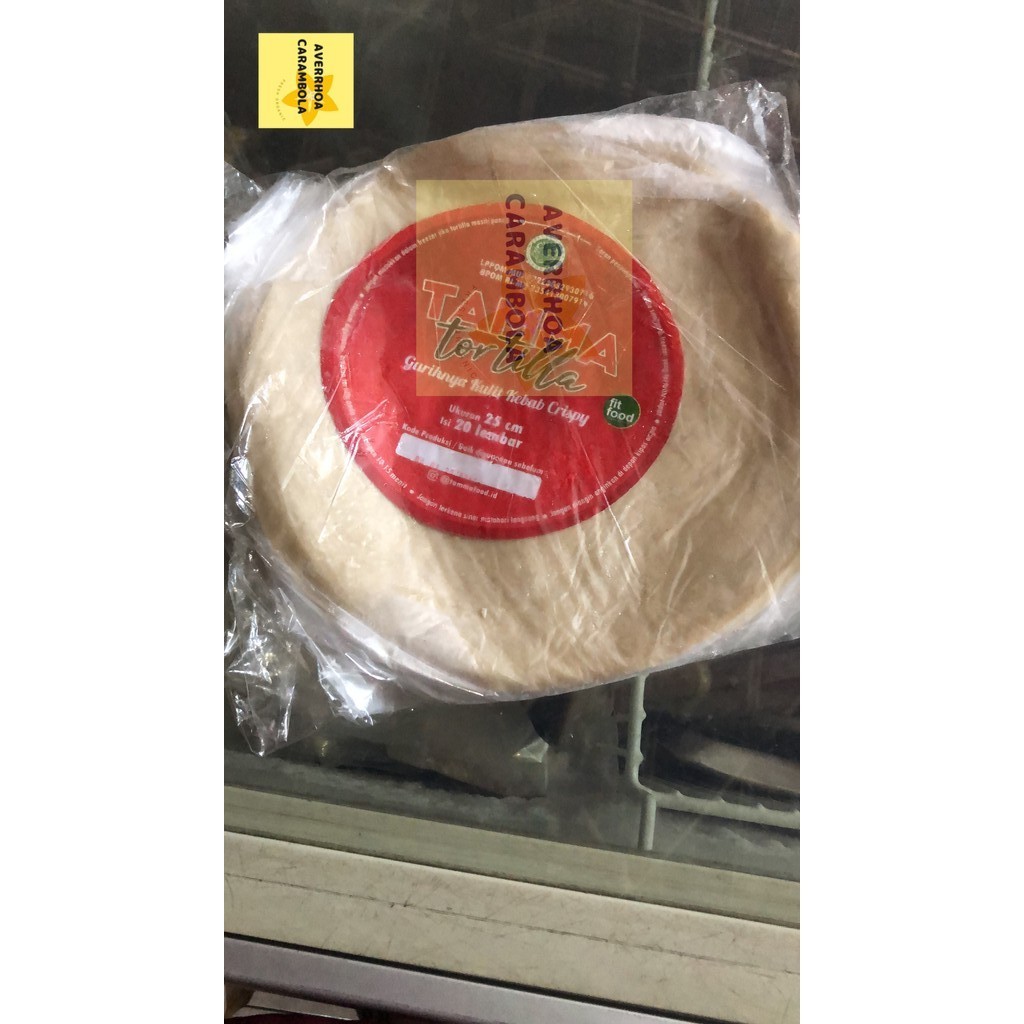 Kulit kebab tortila Tamma isi 20 lembar/Tamma tortila Kulit kebab 25 cm