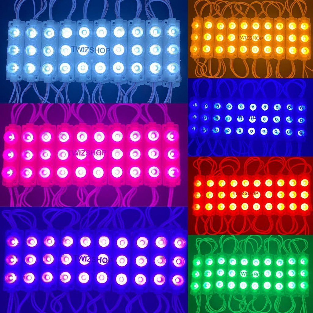 Lampu LED Module 3 Watt 12V / LED Modul 3 Mata Besar