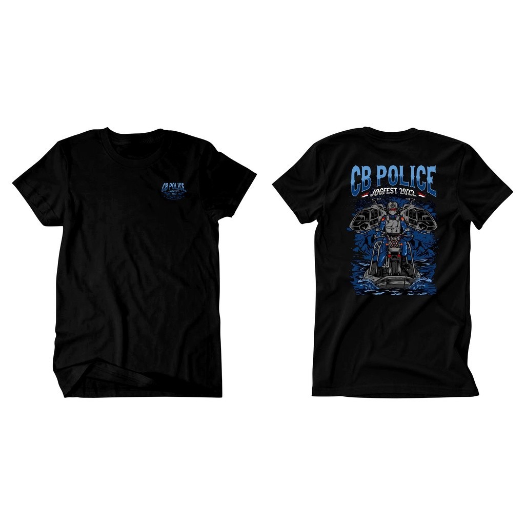 Kaos Hitam - Cb Police Jogjakarta Jogfest 2022