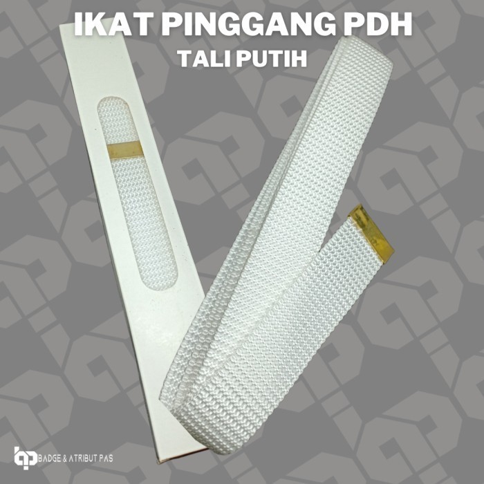 promo ✨ -Sabuk PDH Kemenkumham Logo Pengayoman - Tali Putih