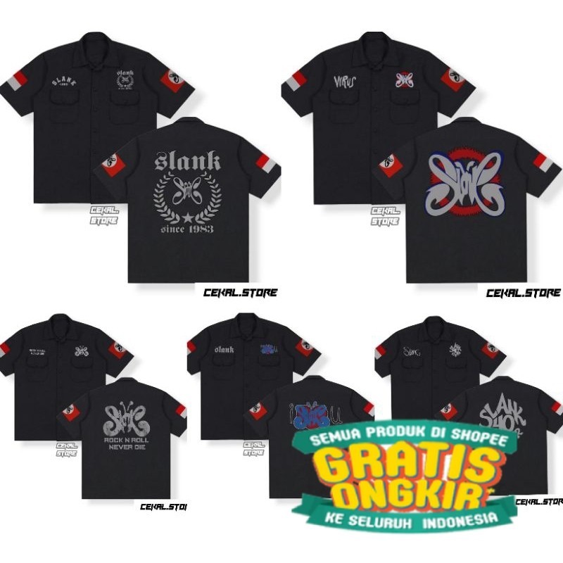 KEMEJA PDH - KEMEJA SLANKERS - SLANK STORE - SLANK SHOP - KAOS SLANKERS - SLANKERS SLANKY/ Produk Lo
