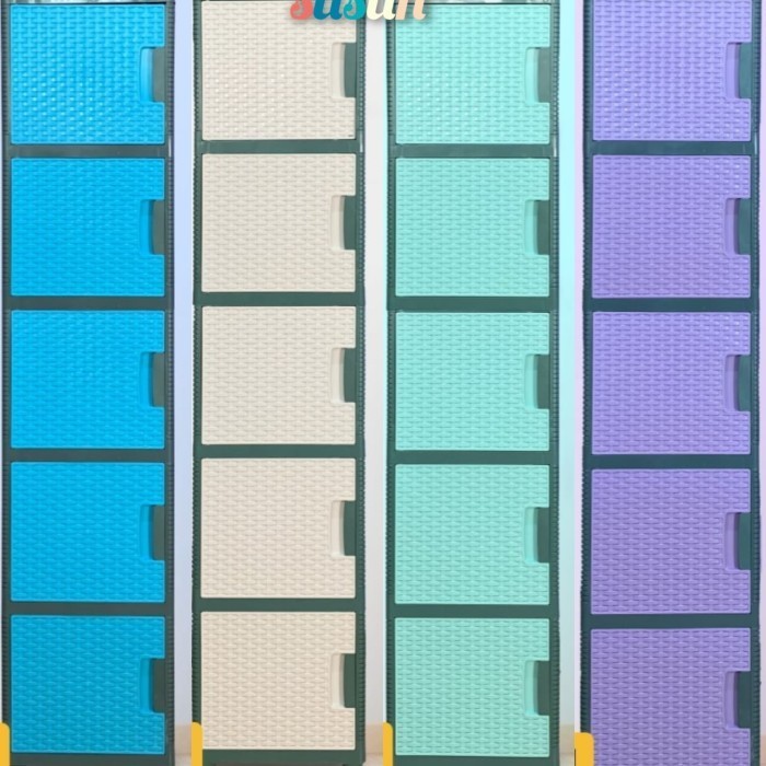 LEMARI FAWSLINE SWING 5 SUSUN LACI PLASTIK