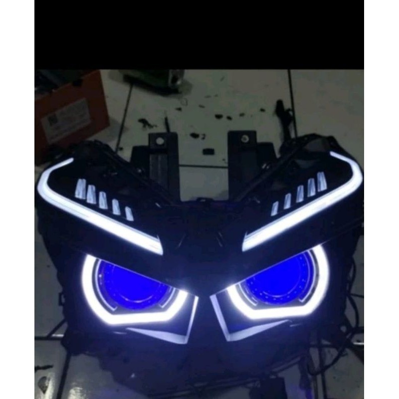 Biled ala Custom Vario 125/150 new led set lampu alis