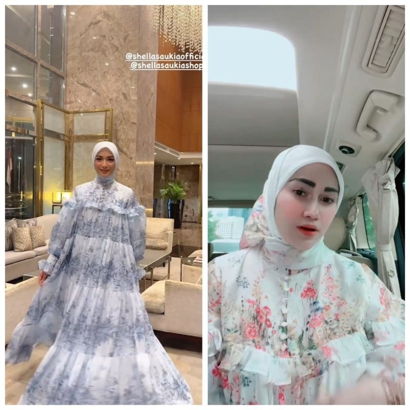 SET HIJAB SHELLASAUKIASHOP OFFICIAL TERBARU GAMIS SET HIJAB SHELLASAUKIASHOP TERBARU CITRA KIRANA 1 