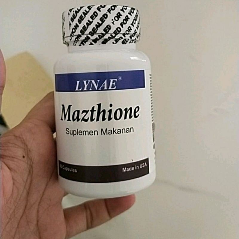 OBAT PENCERAH KULIT BADAN LYNAE MAZTHIONE ASLI 100% ORIGINAL SUPLEMEN OBAT PEMUTIH KULIT BADAN WAJAH