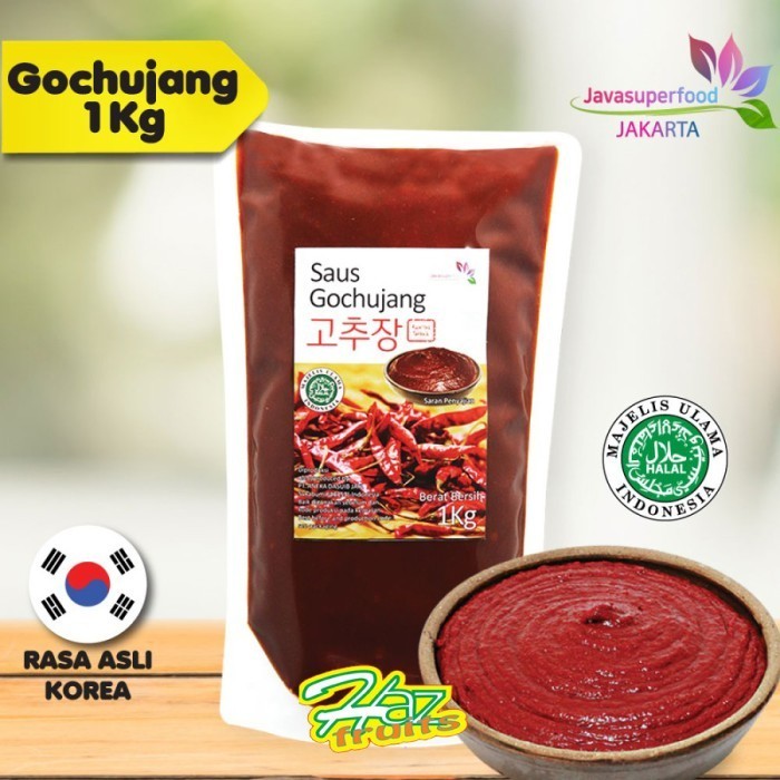 

Gochujang 1kg Rasa Asli Korea | Sauce Sambel Pasta | Chili Paste