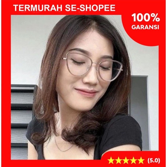 GROSIR TERMURAH  KACAMATA MINUS FRAME AMAYA 98525 LENSA ANTI RADIASI KACAMATA PHOTOCROMIC | KACA MAT